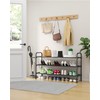 Kitsure Extra-Long Shoe Rack for Closet, Shoe Organizer for Front