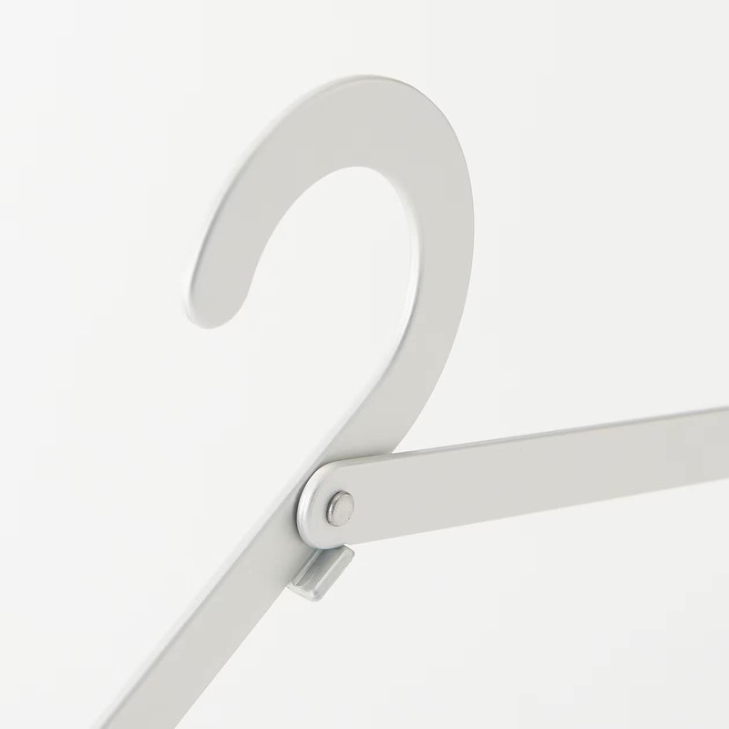 MUJI 82107203 Portable Aluminum Folding Hanger, When in Use: Width