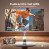 TOPTRO Mini Projector 1080P 4K Supported【Android 13 & Short Throw】