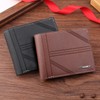 PORRASSO Wallet Men's Minimalist Card Holder Bag PU Card Slots
