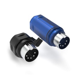 CME WIDI Master Blue - Limited Edition - Premium Bluetooth MIDI Adapter via 5-pin DIN MIDI - Ultra Low 3ms Latency - Advanced Wireless MIDI for Synthesizer EWI Keytar Pedal Board Digital Piano