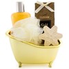 BRUBAKER Cosmetics 5 Piece Vanilla Bath Gift Set with Bath