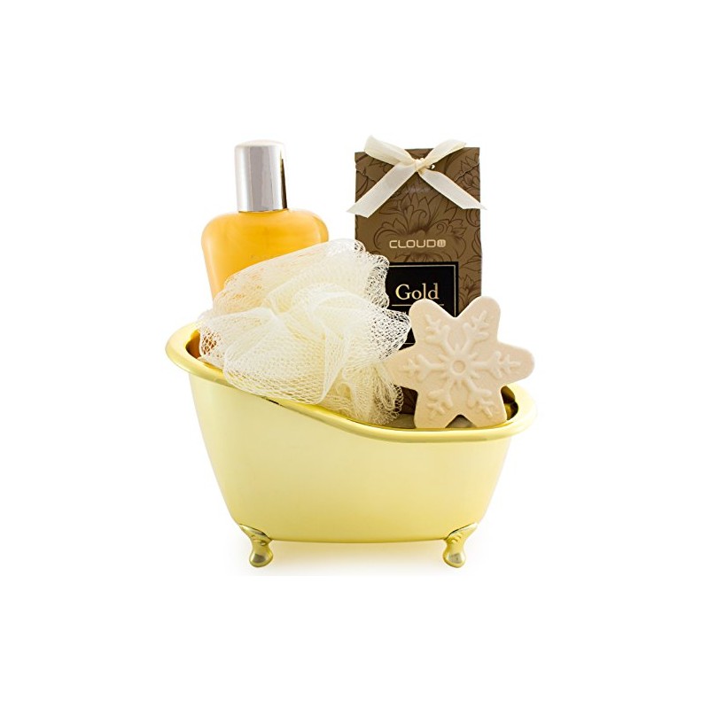BRUBAKER Cosmetics 5 Piece Vanilla Bath Gift Set with Bath