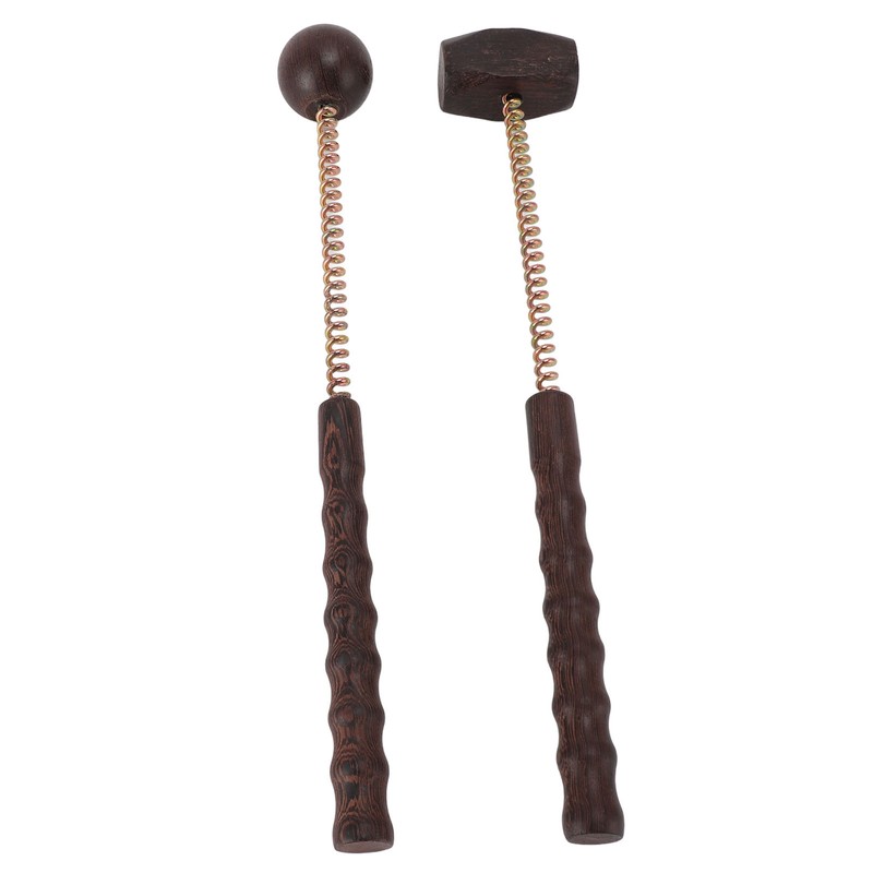 2pcs Percussion Ball Hammer Massager Chicken Wings Wood Reduce Fatigue