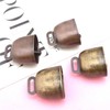 Zgwansui 2 Pack Small Cow Bell for Dog Collar with