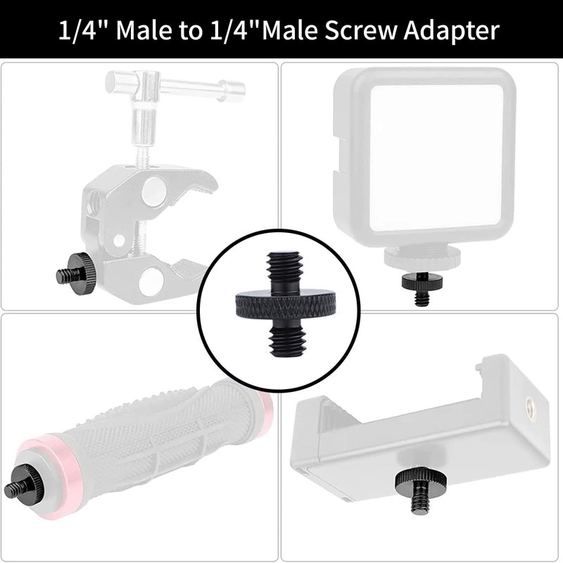 GIONAR Tripod Adapter 1/4 to 3/8 Inch Thread Adapter, 3/8