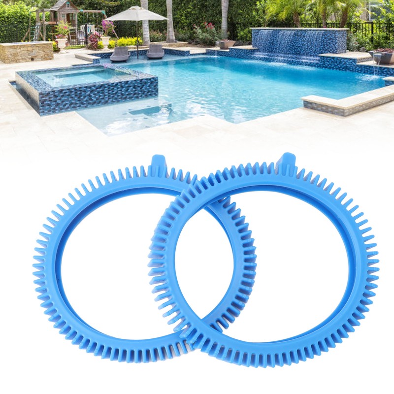 2pcs 896584000 143 Pool Cleaner Front Tire Blue Rubber with