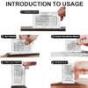 Guitar String Action Gauge Ruler Tool - 9 Understring Radius