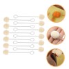 DOITOOL 25Pcs Wool Daubers for Leather Dyeing Soft Wool Balls