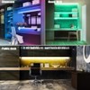 LAIFUNI Dimmable Under Cabinet Lighting, RGB LED Light Bar, Inline