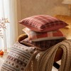 Kevin Textile Fall Plaid Pillow Cover 12x20 Inch with Piping,