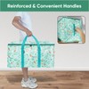 BALEINE 4-Pack Oversized Moving Bags with Reinforced Handles, Heavy-Duty Storage