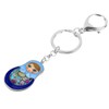 DOWAY Enamel Cute Matrushka Figures Dolls Keyring Babushka Wooden Doll