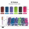 Difenni Sanding Bands for Nail Drill,300Pcs Nail Sanding Bands 80#100#120#150#180#240#Different