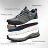 KTDYG Safety Shoes Work Shoes Men Women Lightweight Sporty Steel