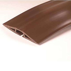 C2G/Cables to Go 16330 Wiremold Corduct Overfloor Cord Protector, Brown (15 Feet)
