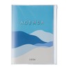 MARK'S 2025/26 Taschenkalender, A5 Mountain // Blue: Von September 2025