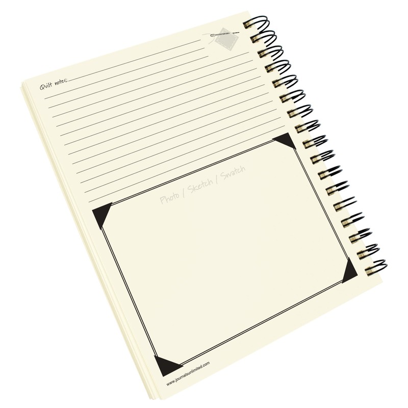 Write it Down series by Journals Unlimited, Guided Journal, Quilting,