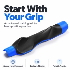 Golf Grip Trainer for Hand Position Practice – Anti-Slip Ergonomic Golf Training Aid for Beginners and Driving Range Sessions