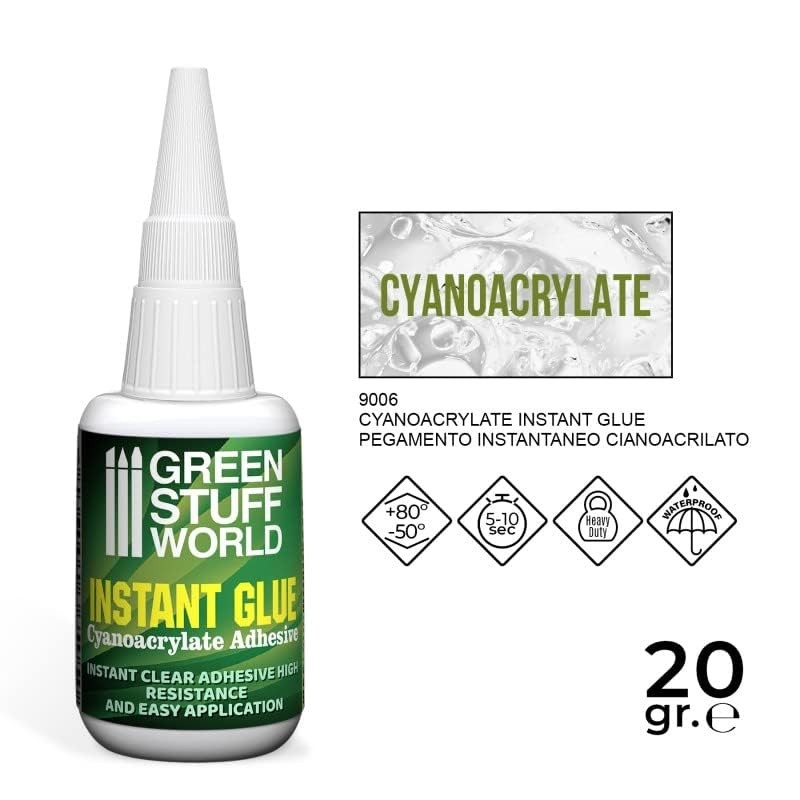 Green Stuff World Cyanoacrylate Super Glue Adhesive 20gr. 9006