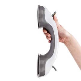 2 X Support Grab Handle Suction Bath Shower Disability AID Safety Grip Rail with Suction Bathroom | 2 Pack |Support for Elderly | NO Fixing Needed