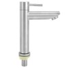 G1/2in Stainless Steel Bathroom Basin Sink Faucet Single Cold Water