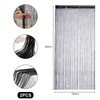 AHEJIOO Pack of 2 String Curtain Black – 100 x
