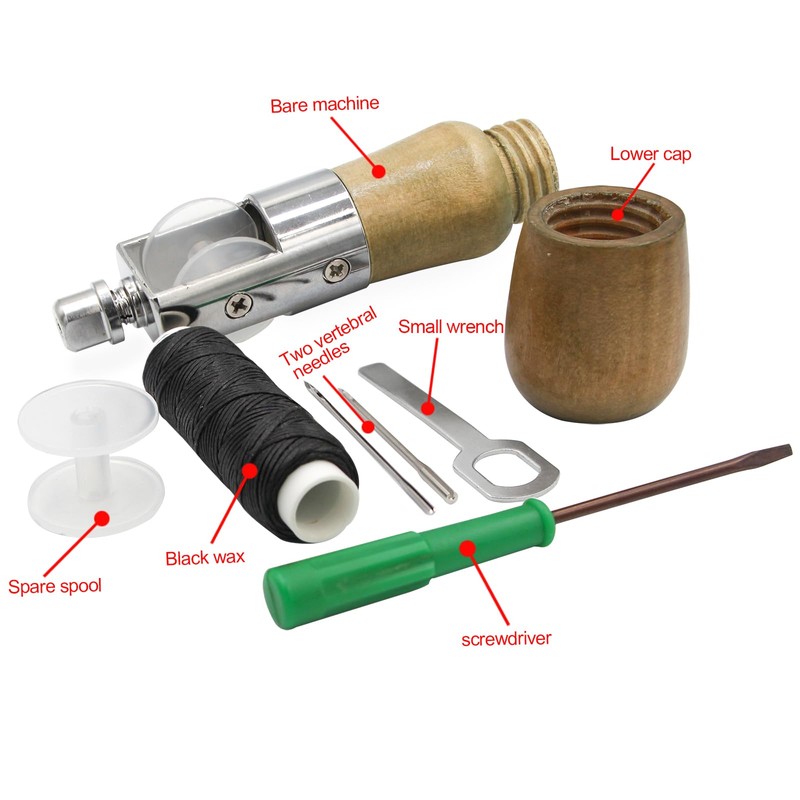 Co-link DIY Handmade Leather Tool Automatic Stitcher Closure Stitch Sewing