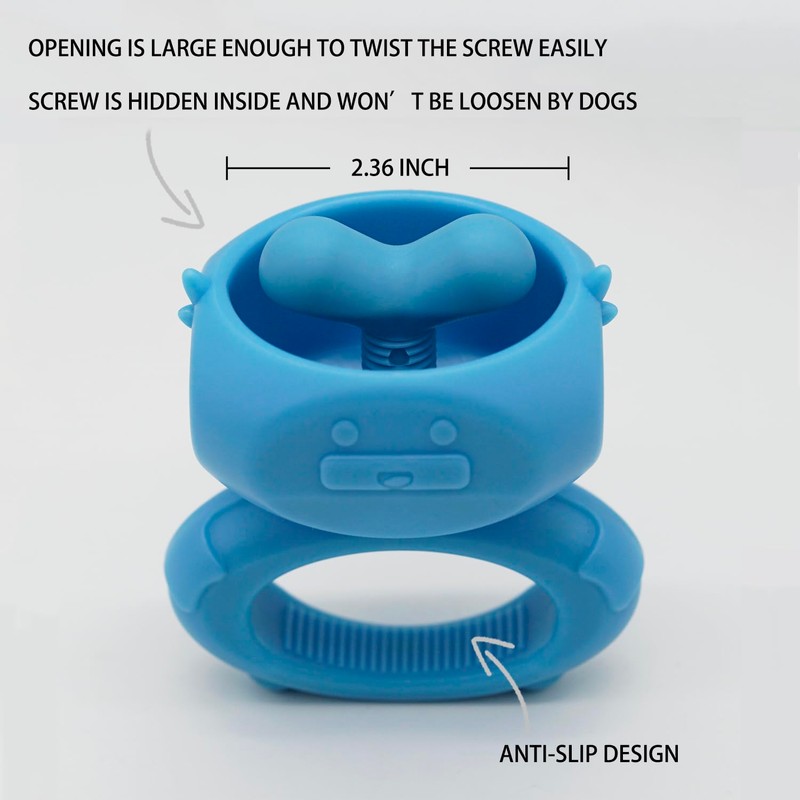 BoniVet Yak Chew Holder for Dogs, Large Bone Holder, Prevent