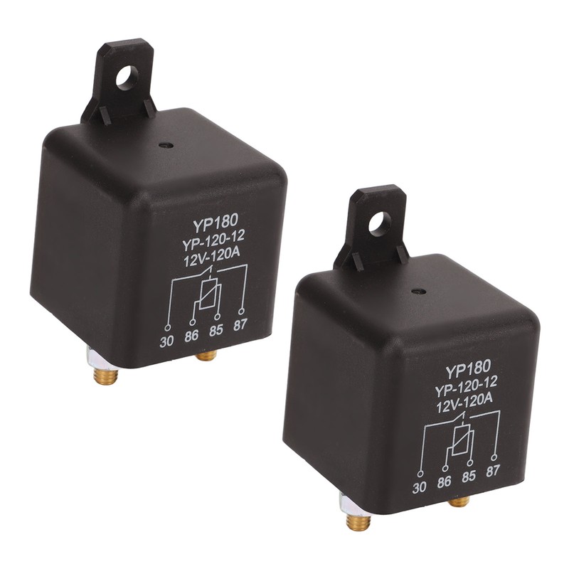 2 Sets 12V 120A Car Starter Relay 4 Pin High