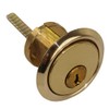 Ilco #7075AA-03 Polished Brass US3 Solid Replacement Rim Cylinder Lock