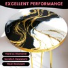 NASUBI 32OZ Black High Gloss Epoxy Resin - No Bubbles,