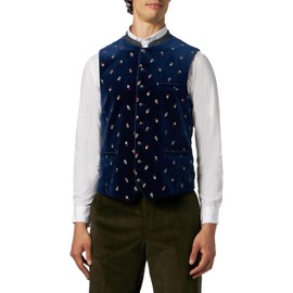 Stockerpoint Men's Vittorio Costume Vest, indigo