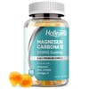 Magnesium Carbonate Gummies, Magnesium Carbonate Complex 500mg Supplement with D3