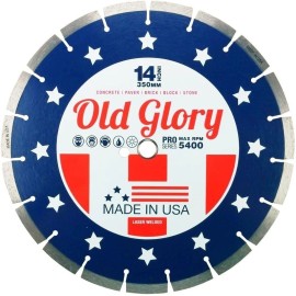 DIAMOND BLADES 14-Inch Made in USA Old Glory Diamond Blade General Purpose