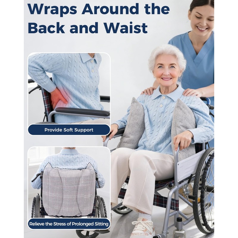 Wheelchair Lateral Support wheelchair back side support guards cushion for