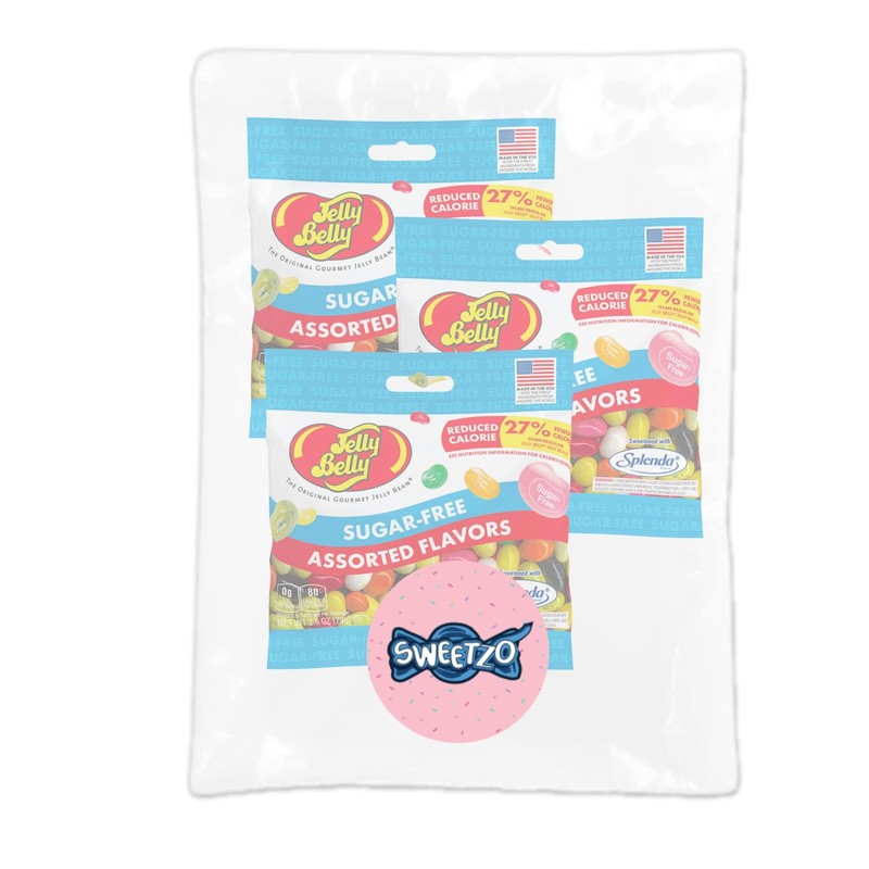 Sweetzo Sugar Free Jelly Beans, Sugar-free Chewy Candies In Assorted
