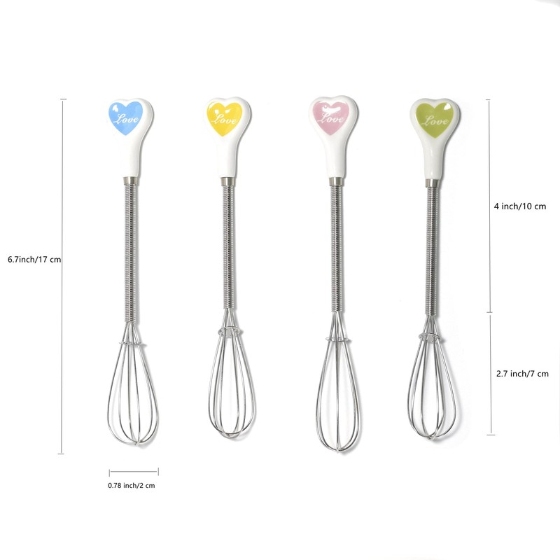 Mini Whisks 7 inch 4Pcs