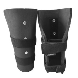 LEONARK Black Armoury HEMA Fencing EVA Forearm Overlays Light Adjustable Unisex Armor Arm Guard Protectors