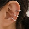 Ear Cuff Earrings for Women Non Piercing Earring Cuff,Cubic Zirconia