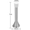 Spring Door Stop,5 Pack Metal Door Stoppers Wall Mounted Doorstop