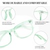NZKNP Light Green Blue light Glasses, Blue Light Glasses for