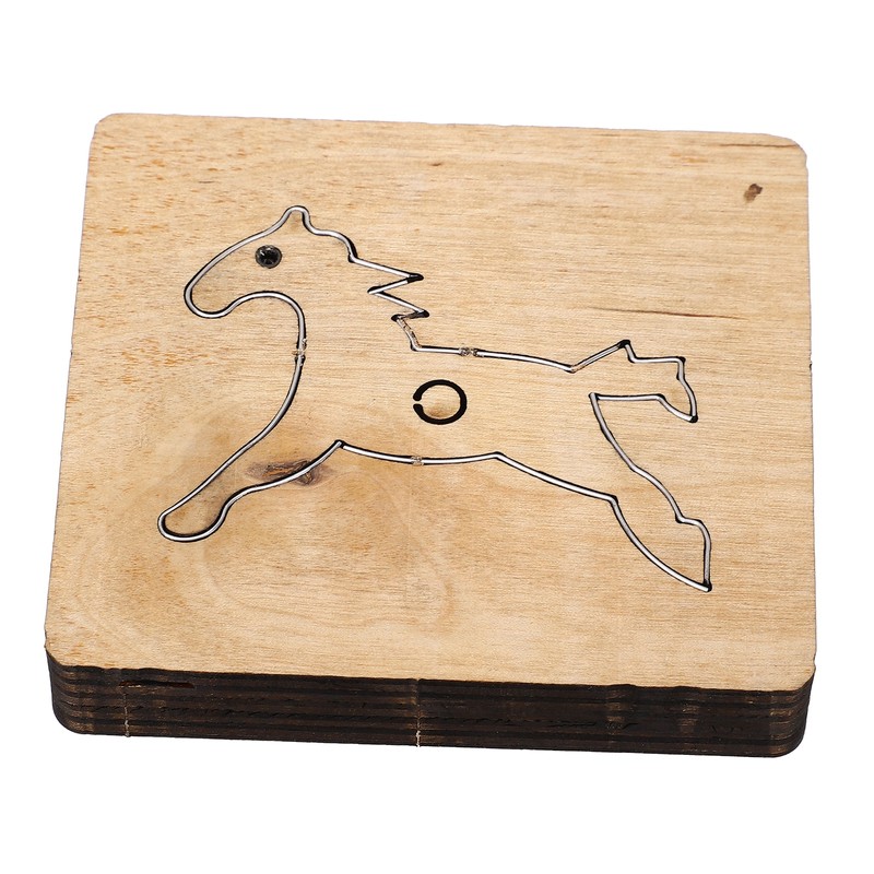 Leather Cutting Die Horse Shape Sharply Clean Edge Alloy Steel