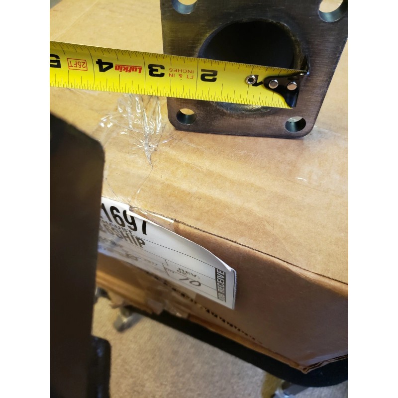 CATERPILLAR 12 INCH STEEL EXHAUST PIPE / STACK, MOUNTABLE, 492-1687,