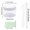 Travel Sample Pots Empty Cosmetic Jars 20ml Clear Cream Container
