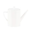 HomeVss, Bone China Cone Shape, Elegance White Coffee Pot 26oz