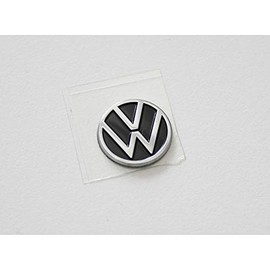Volkswagen 5H0837891FOD Emblem Car Key Ignition Key Remote Control Badge Sticker 10 mm with VW Logo