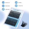 Cluster Lashes D Curl 8-16 Mixed 120pcs Cluster Eyelash Extensions