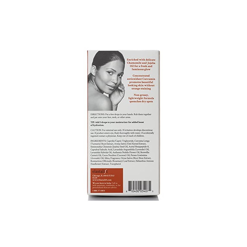 Elastalift Suero facial con aceite de cúrcuma para el cuidado
