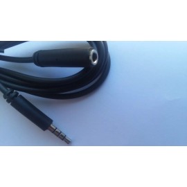 K One Cable 3.5 Aux TRRS male / female 6ft AUX 3.5mm TRRS extension Audio & Microphone Cable